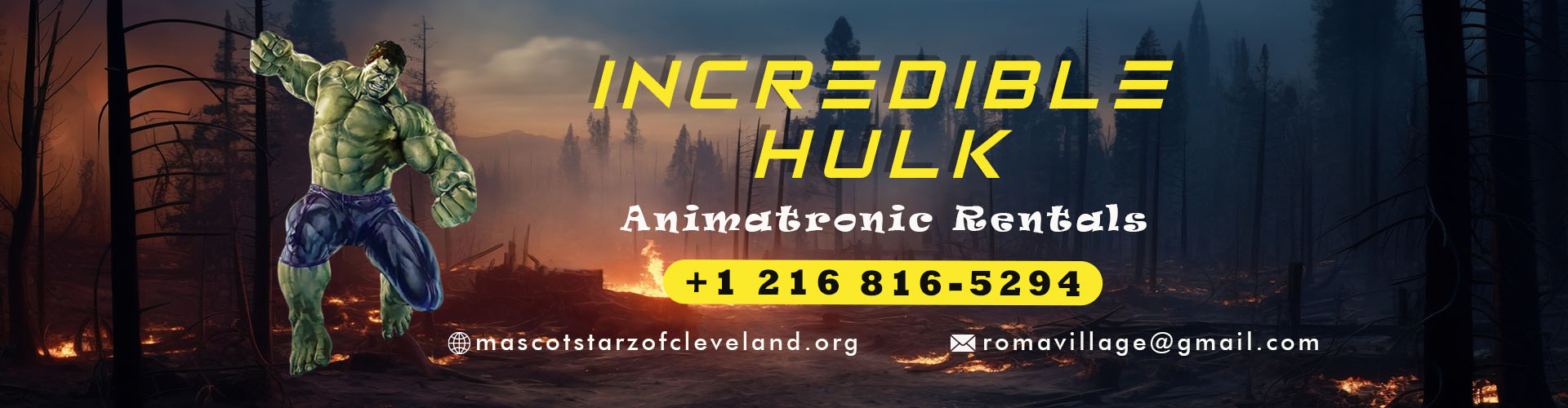 Incredible Hulk Animatronic